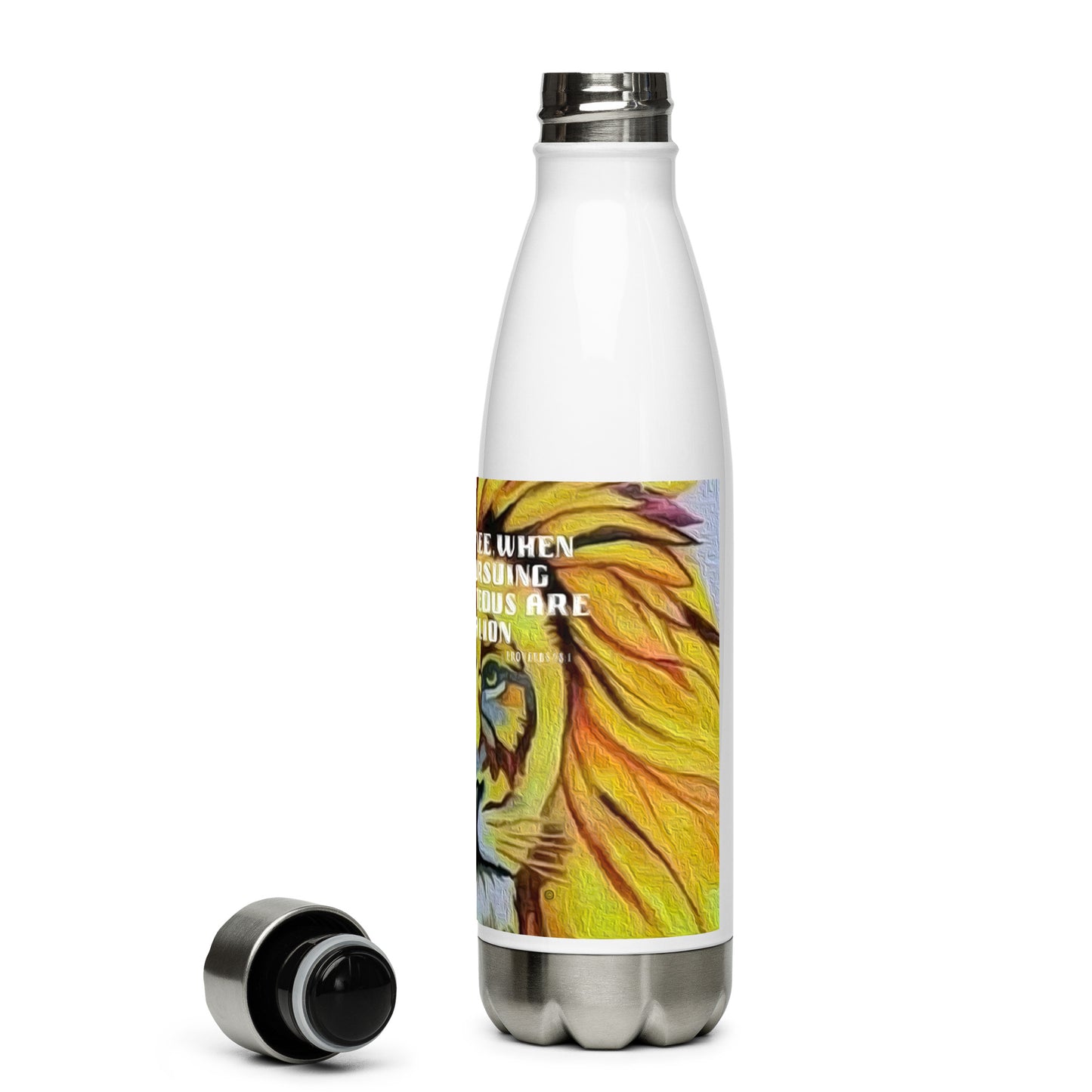 Bold as a Lion Stainless Steel Water Bottle