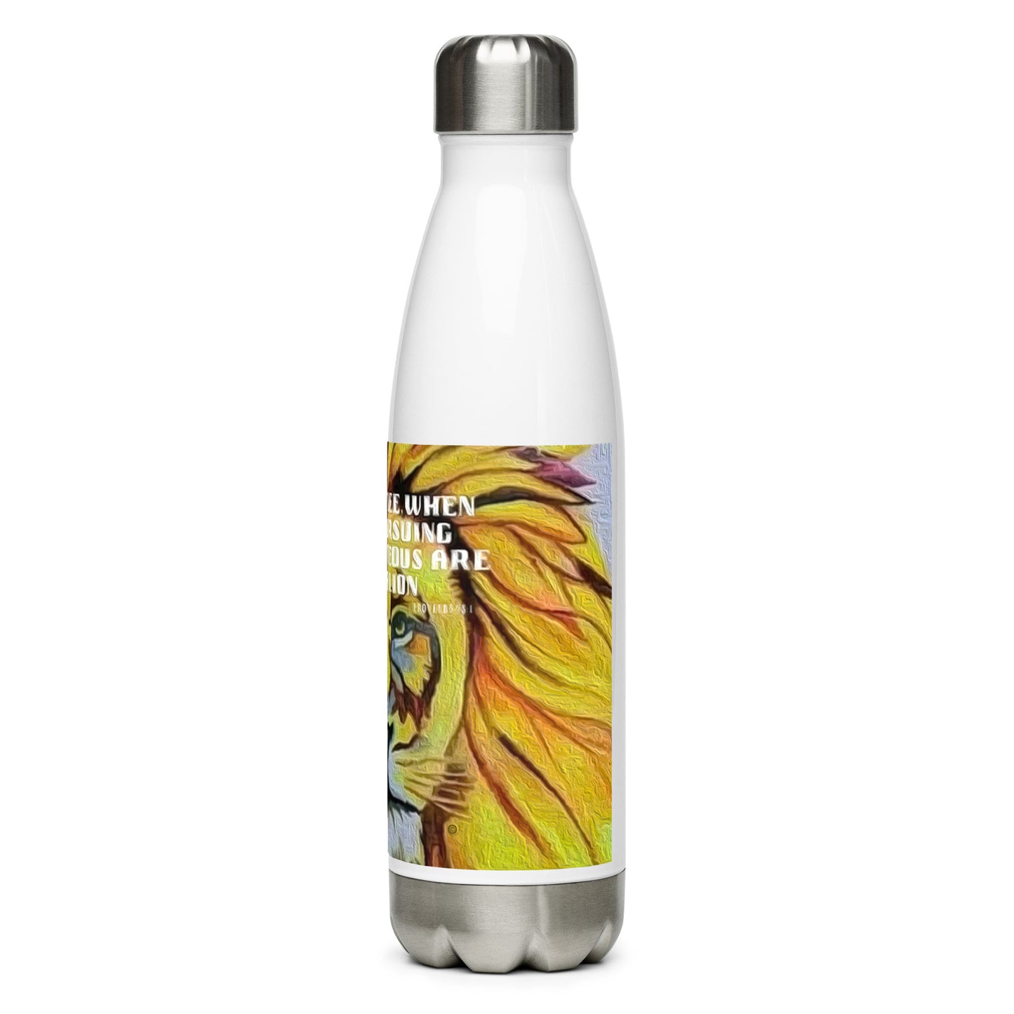 Bold as a Lion Stainless Steel Water Bottle