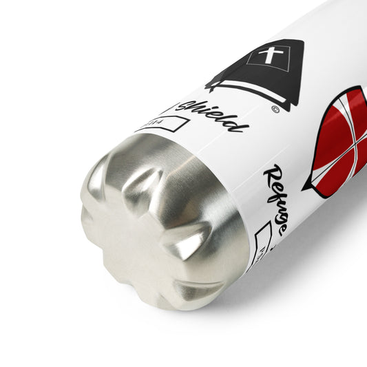 Refuge and Shield Stainless Steel Water Bottle