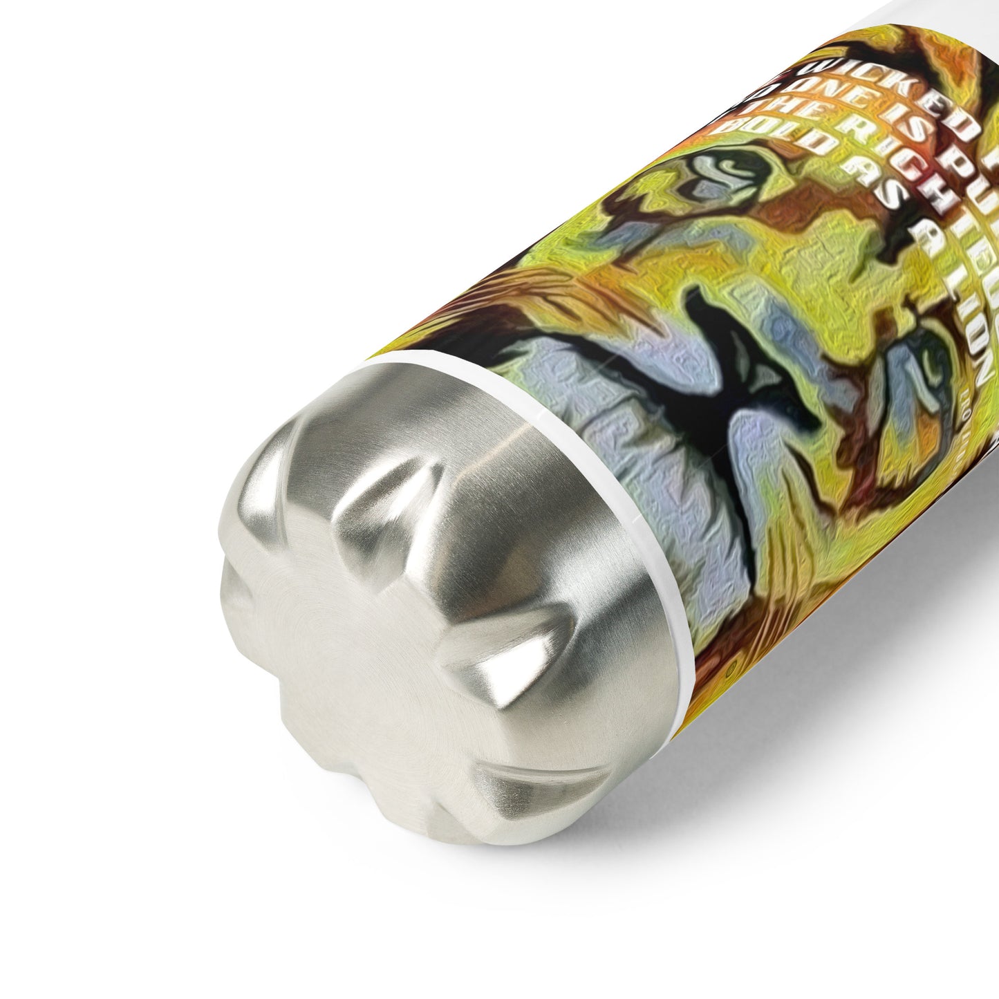 Bold as a Lion Stainless Steel Water Bottle