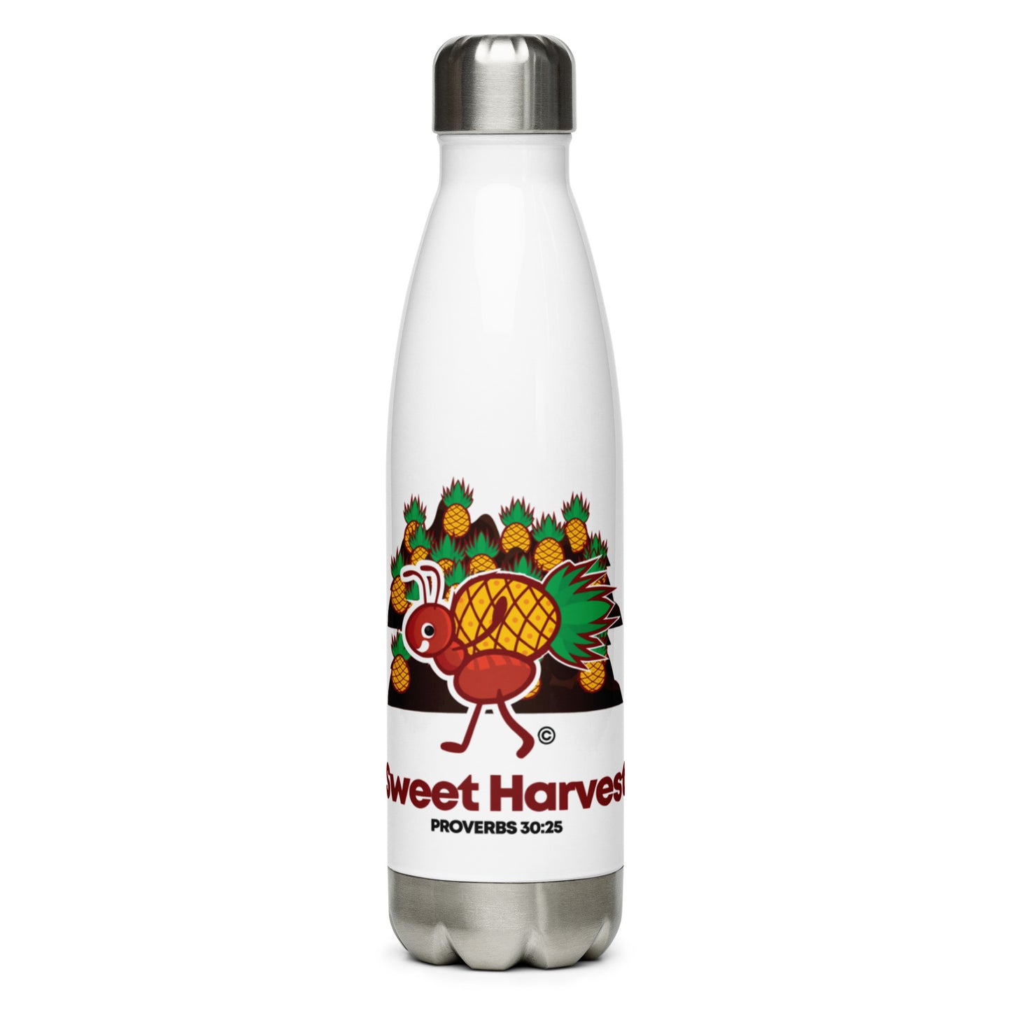 Sweet Harvest Stainless Steel Water Bottle