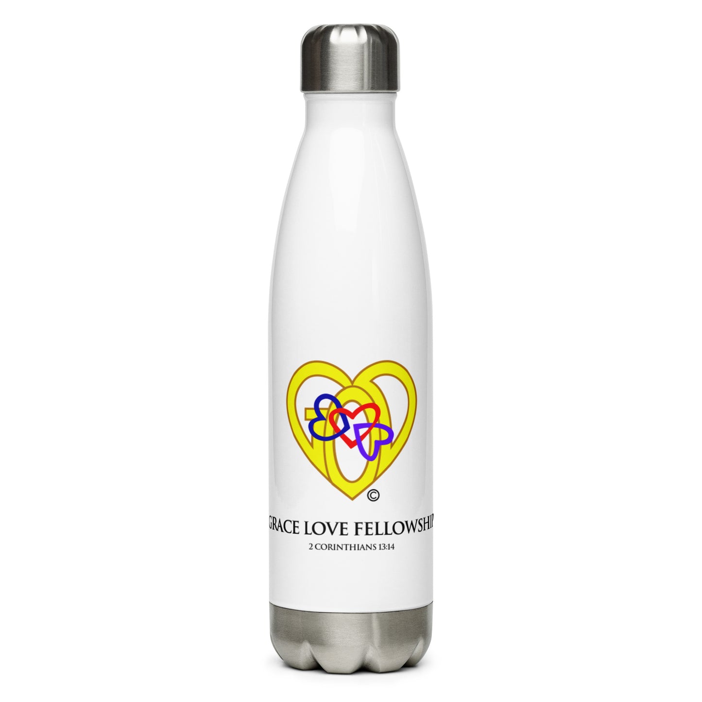 Grace Love Fellowship Stainless Steel Water Bottle