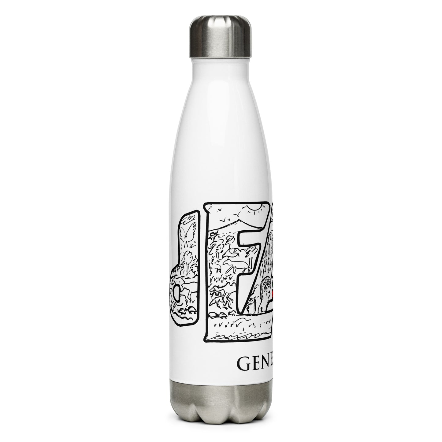 Death Stainless Steel Water Bottle