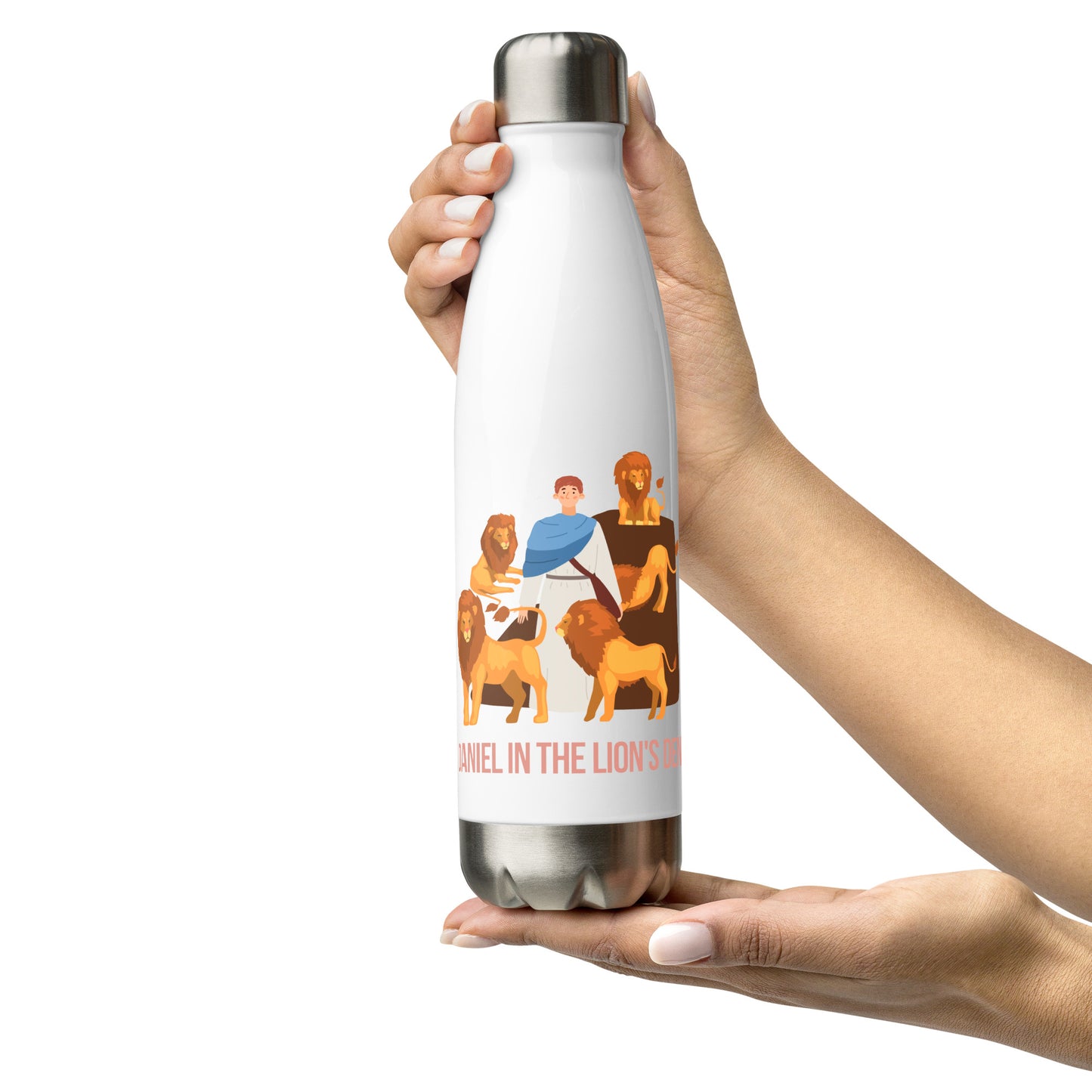 Daniel in the Lion's Den Stainless Steel Water Bottle