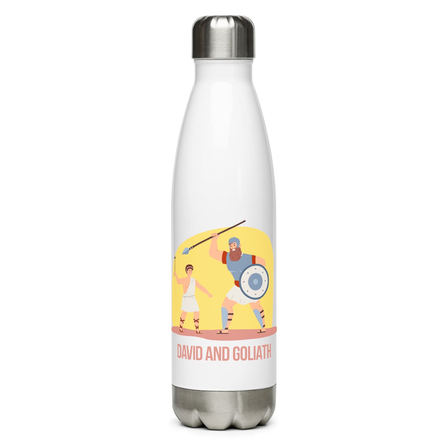 David and Goliath Stainless Steel Water Bottle