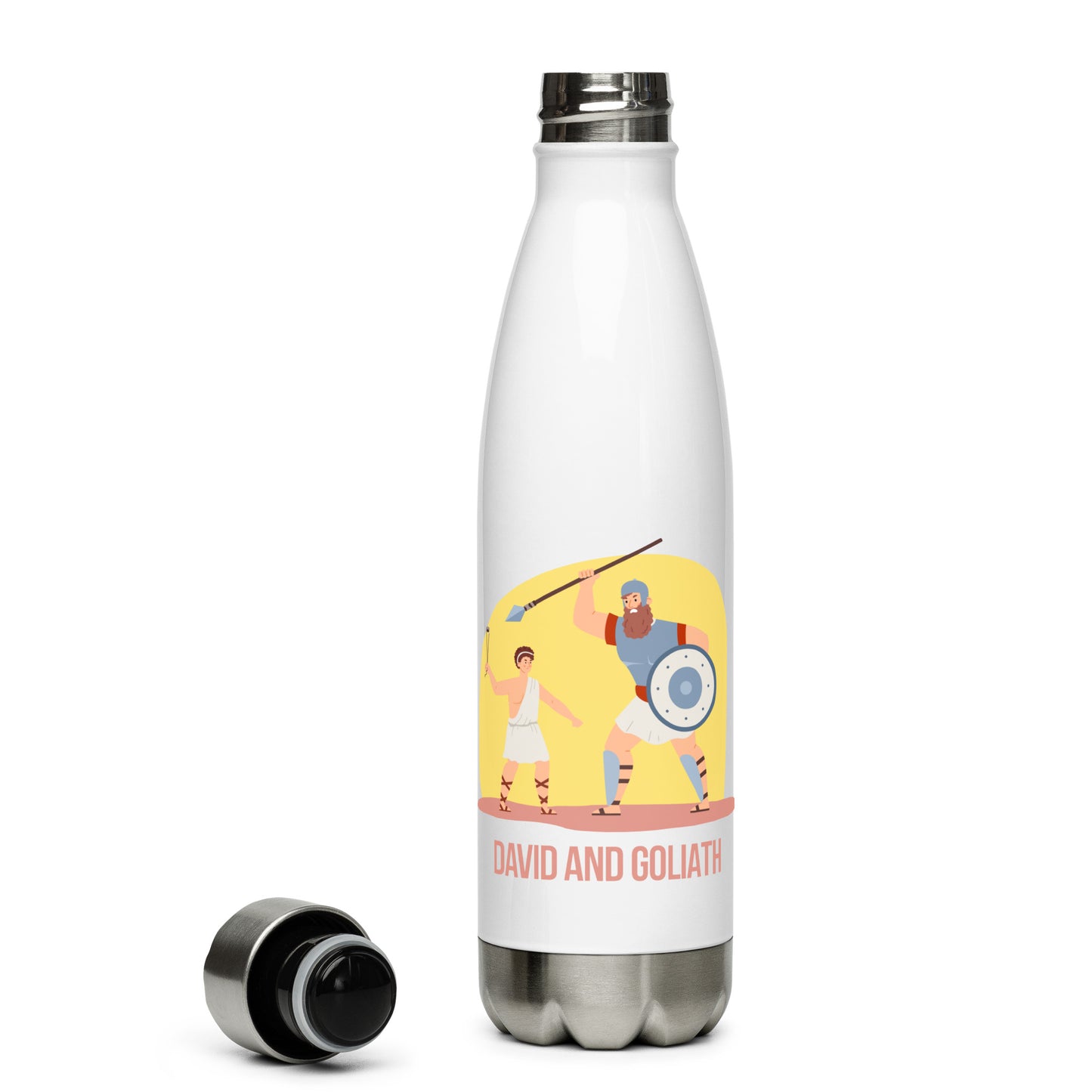 David and Goliath Stainless Steel Water Bottle
