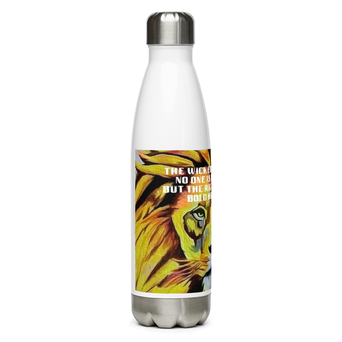 Bold as a Lion Stainless Steel Water Bottle