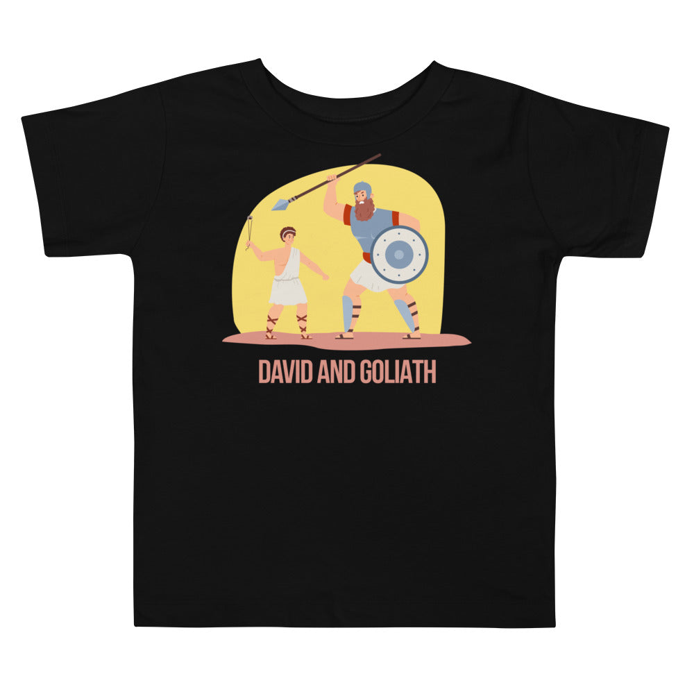 David and Goliath Toddler Short Sleeve Tee