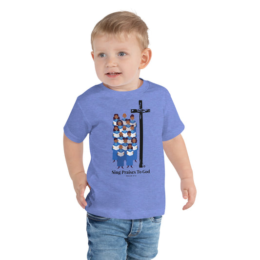 Sing Praises to God Toddler Short Sleeve Tee