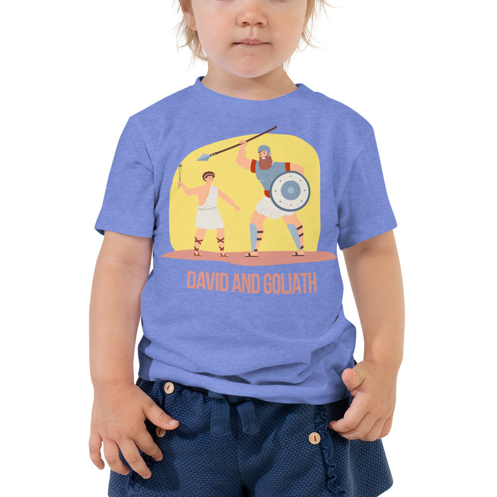 David and Goliath Toddler Short Sleeve Tee
