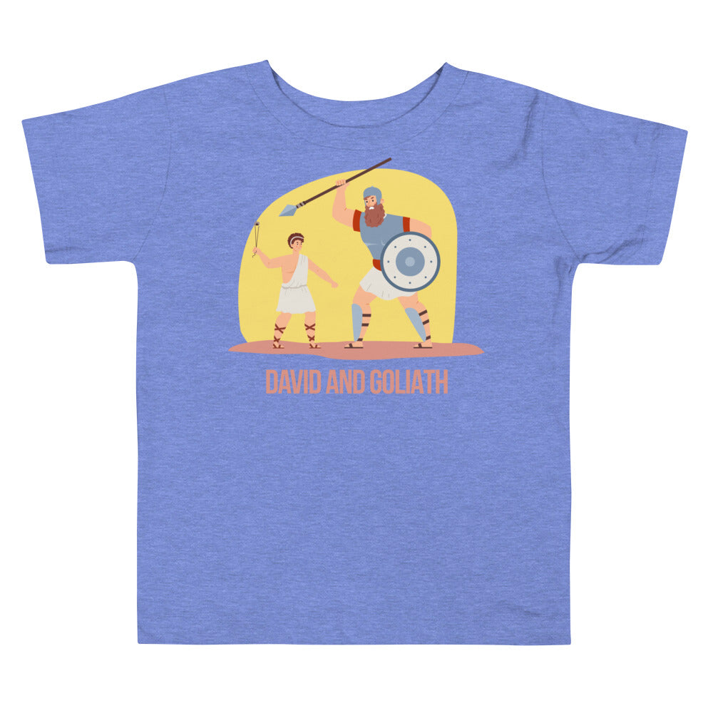 David and Goliath Toddler Short Sleeve Tee
