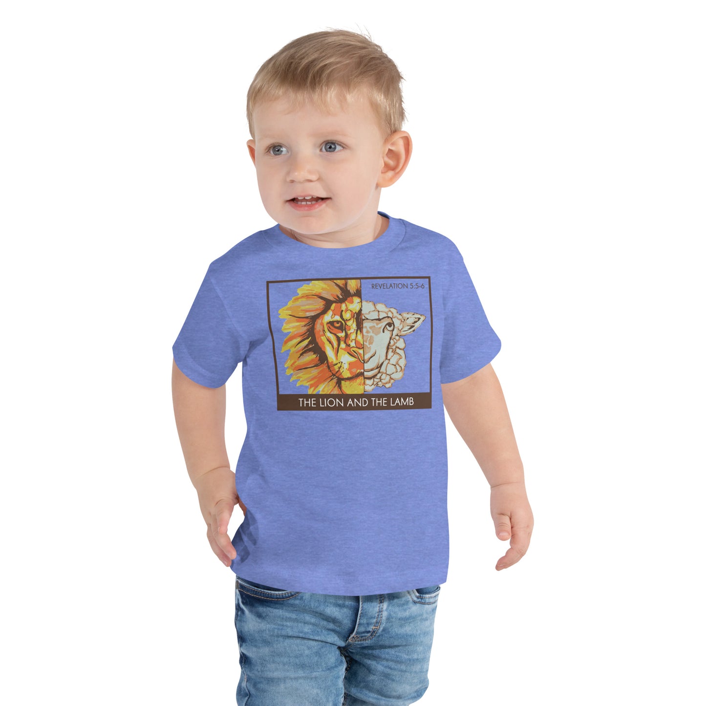 The Lion and the Lamb Toddler Short Sleeve Tee