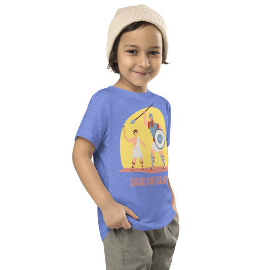 David and Goliath Toddler Short Sleeve Tee