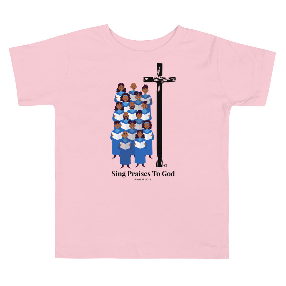 Sing Praises to God Toddler Short Sleeve Tee