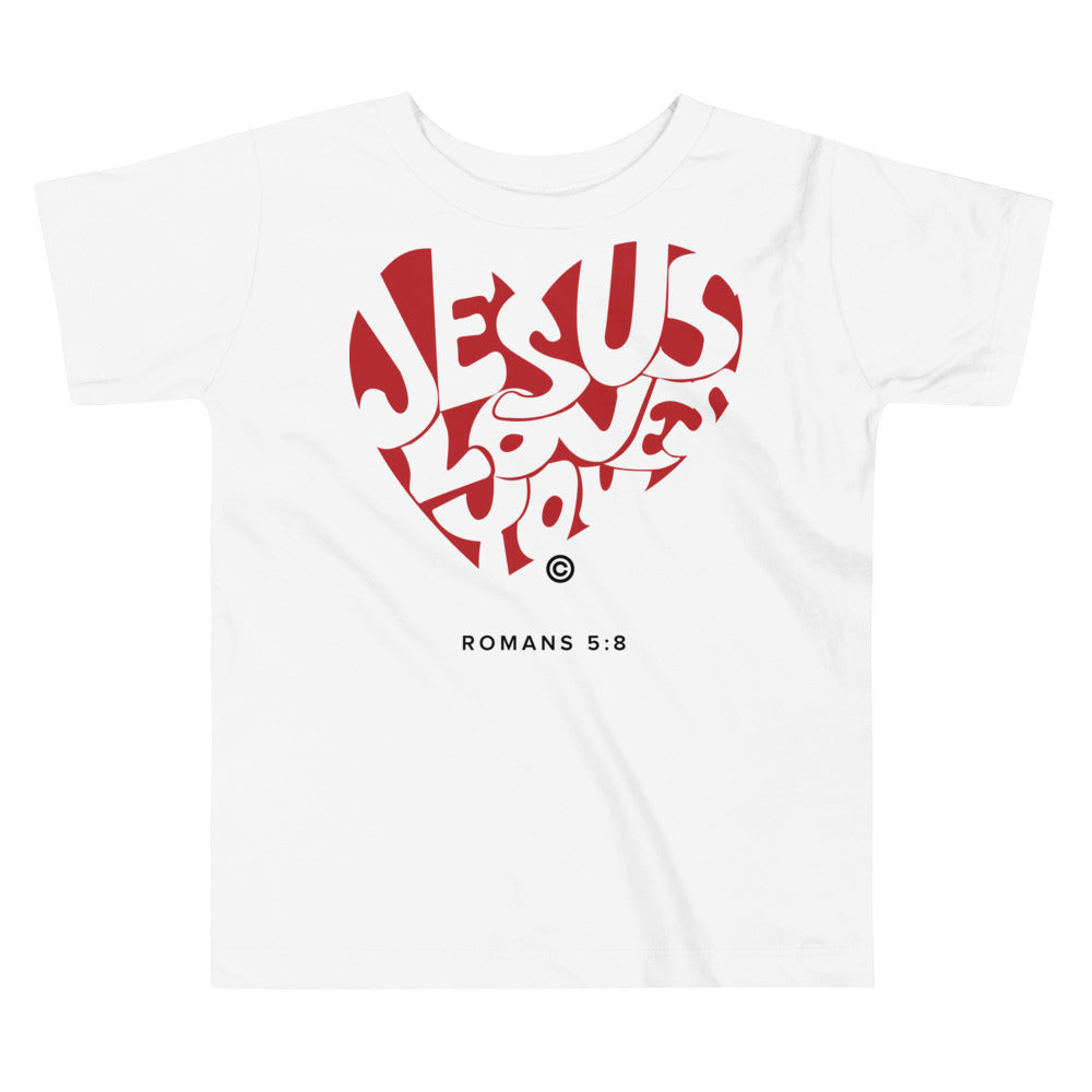 Jesus Loves You Toddler Short Sleeve Tee