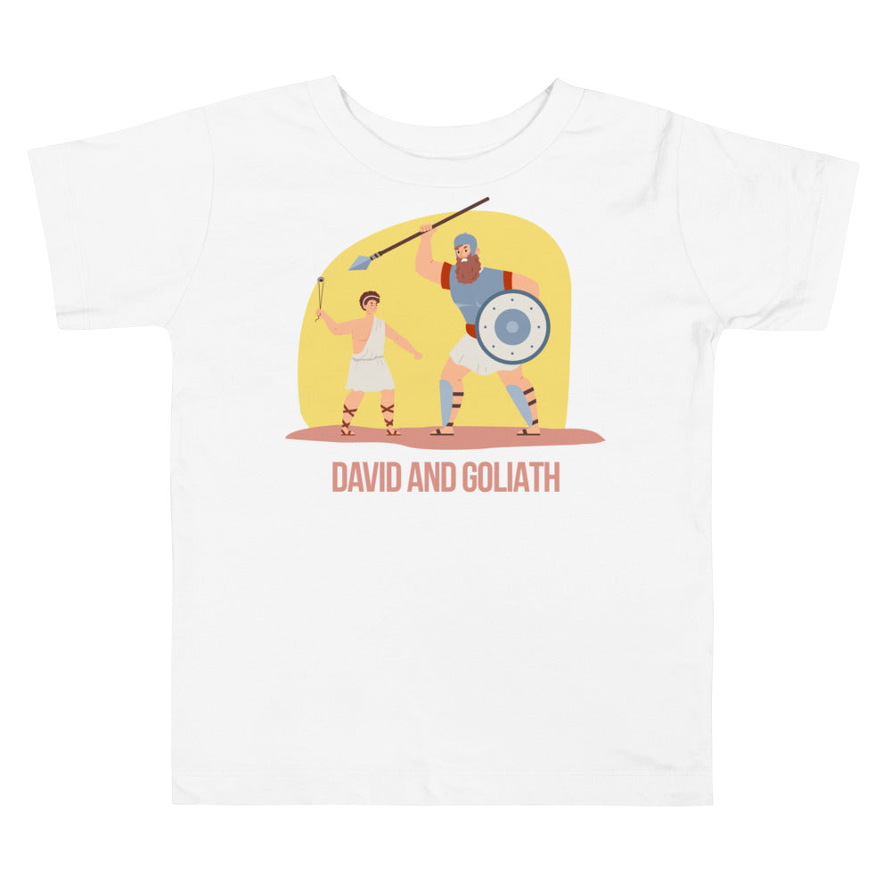 David and Goliath Toddler Short Sleeve Tee