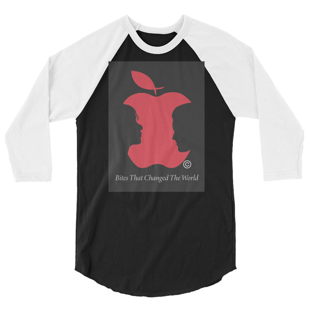 Bites Men's 3/4 Sleeve Raglan Shirt