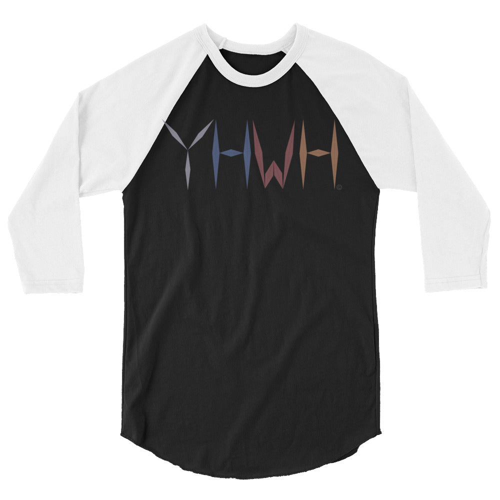 YHWH Men's 3/4 Sleeve Raglan Shirt