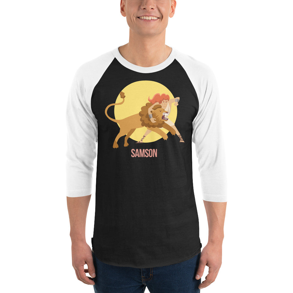 Samson Men's 3/4 Sleeve Raglan Shirt