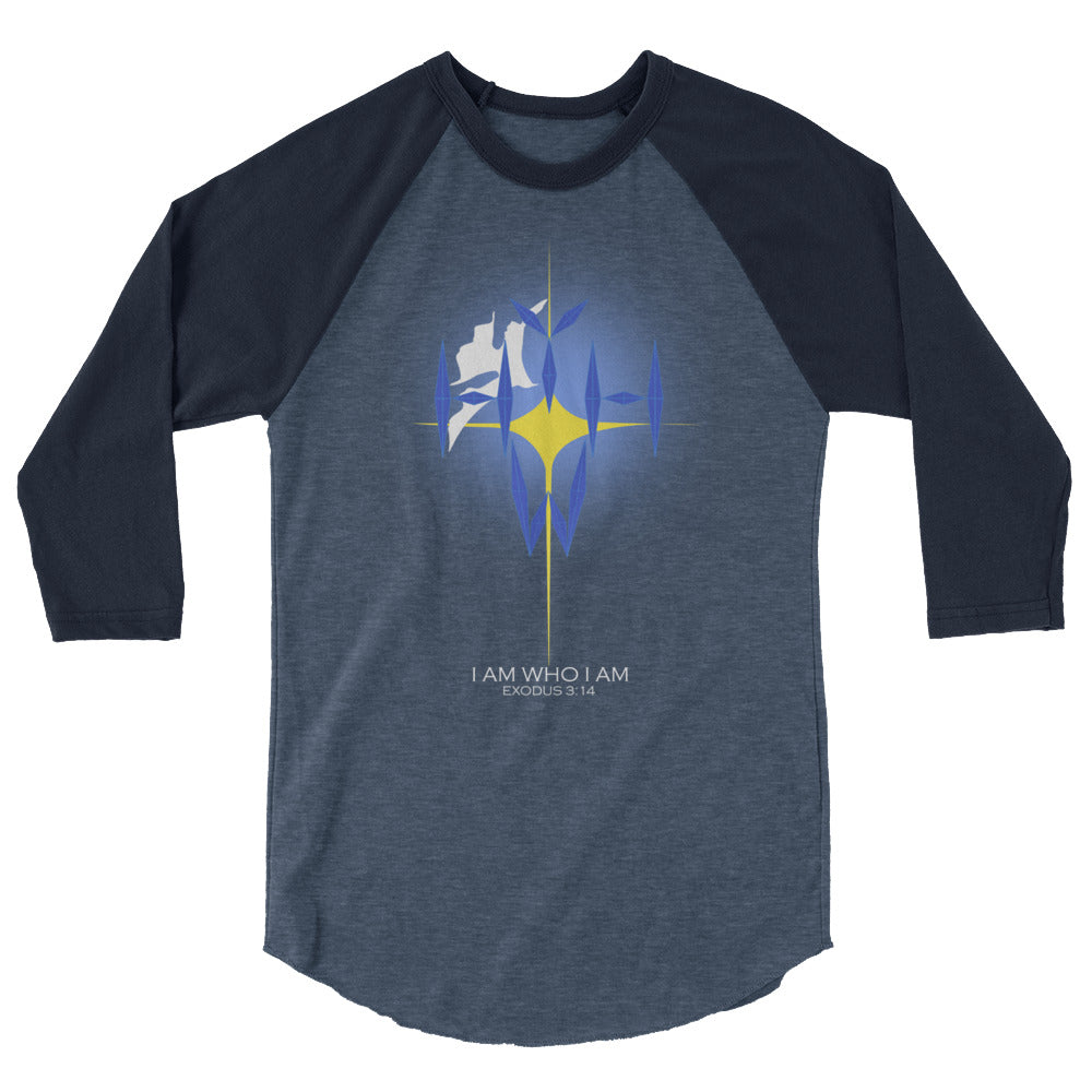 I Am Who I Am Dark-Colored Women's 3/4 Sleeve Raglan Shirt