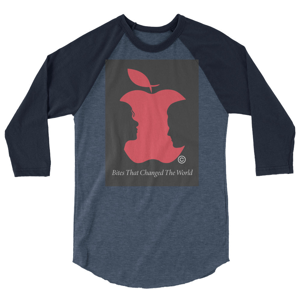 Bites Men's 3/4 Sleeve Raglan Shirt