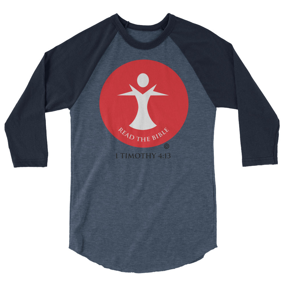 Read the Bible 3/4 Sleeve Raglan Shirt
