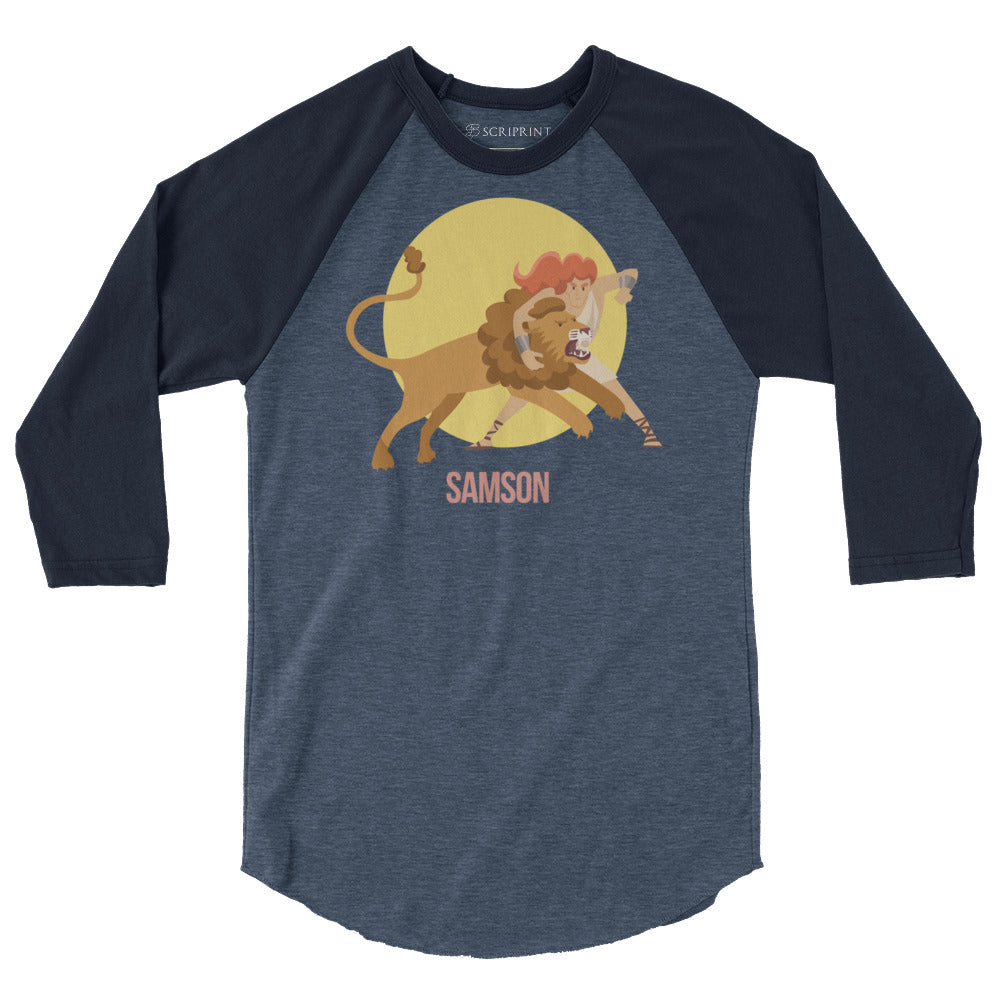 Samson Men's 3/4 Sleeve Raglan Shirt