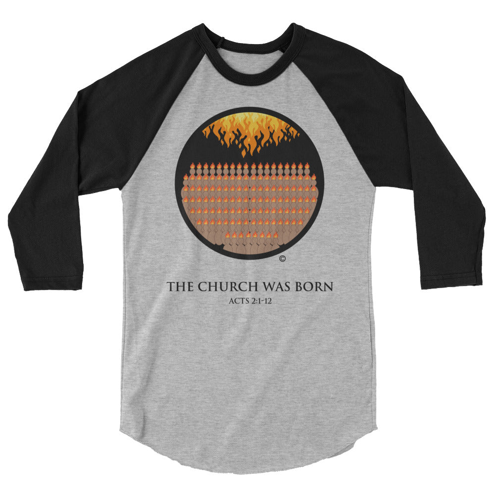 The Church Men's 3/4 Sleeve Raglan Shirt