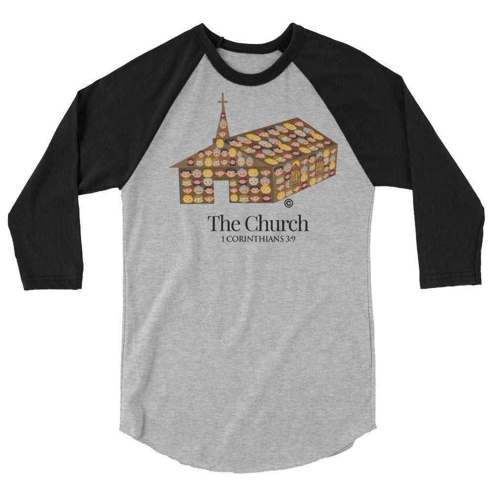 The Church Men's 3/4 Sleeve Raglan Shirt