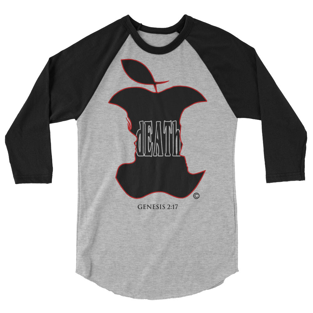 Death Men's 3/4 Sleeve Raglan Shirt