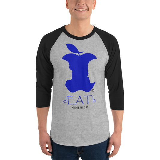 Genesis 2:17 Men's 3/4 Sleeve Raglan Shirt