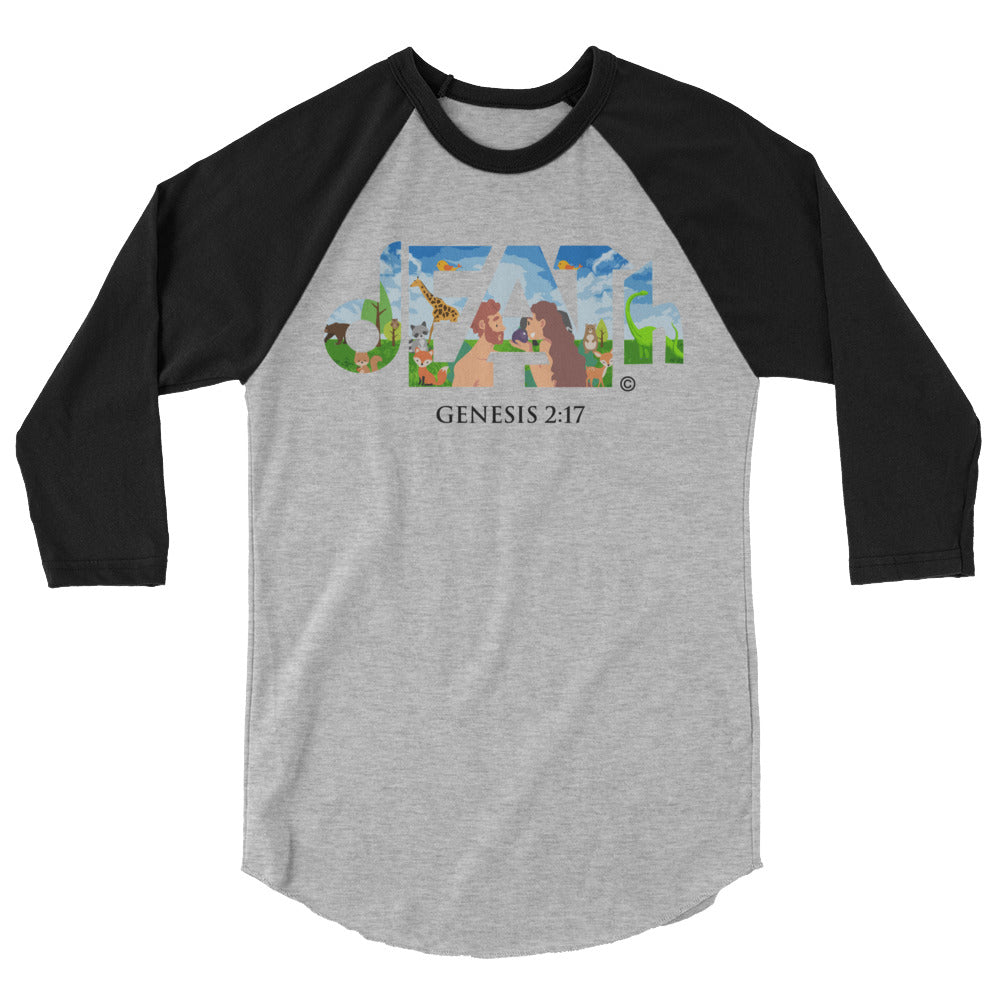 Death Men's 3/4 Sleeve Raglan Shirt