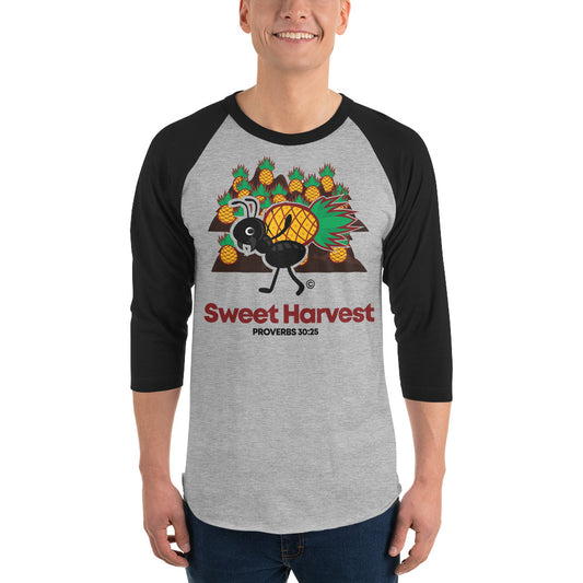 Sweet Harvest Men's 3/4 Sleeve Raglan Shirt
