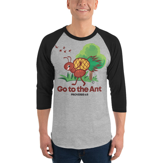 Go to the Ant Men's 3/4 Sleeve Raglan Shirt
