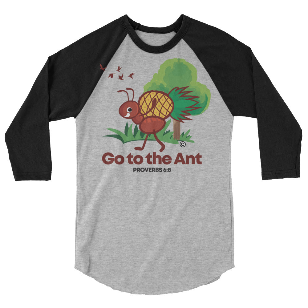 Go to the Ant Men's 3/4 Sleeve Raglan Shirt