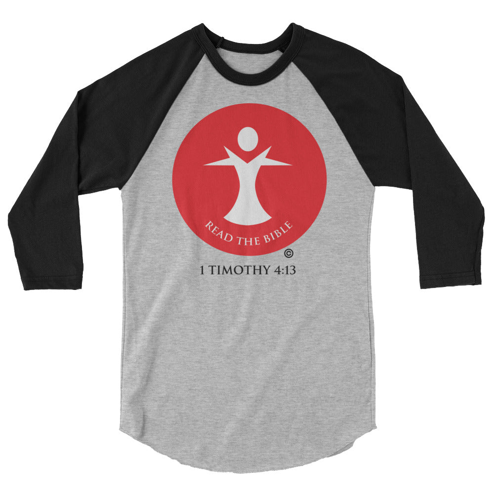 Read the Bible 3/4 Sleeve Raglan Shirt