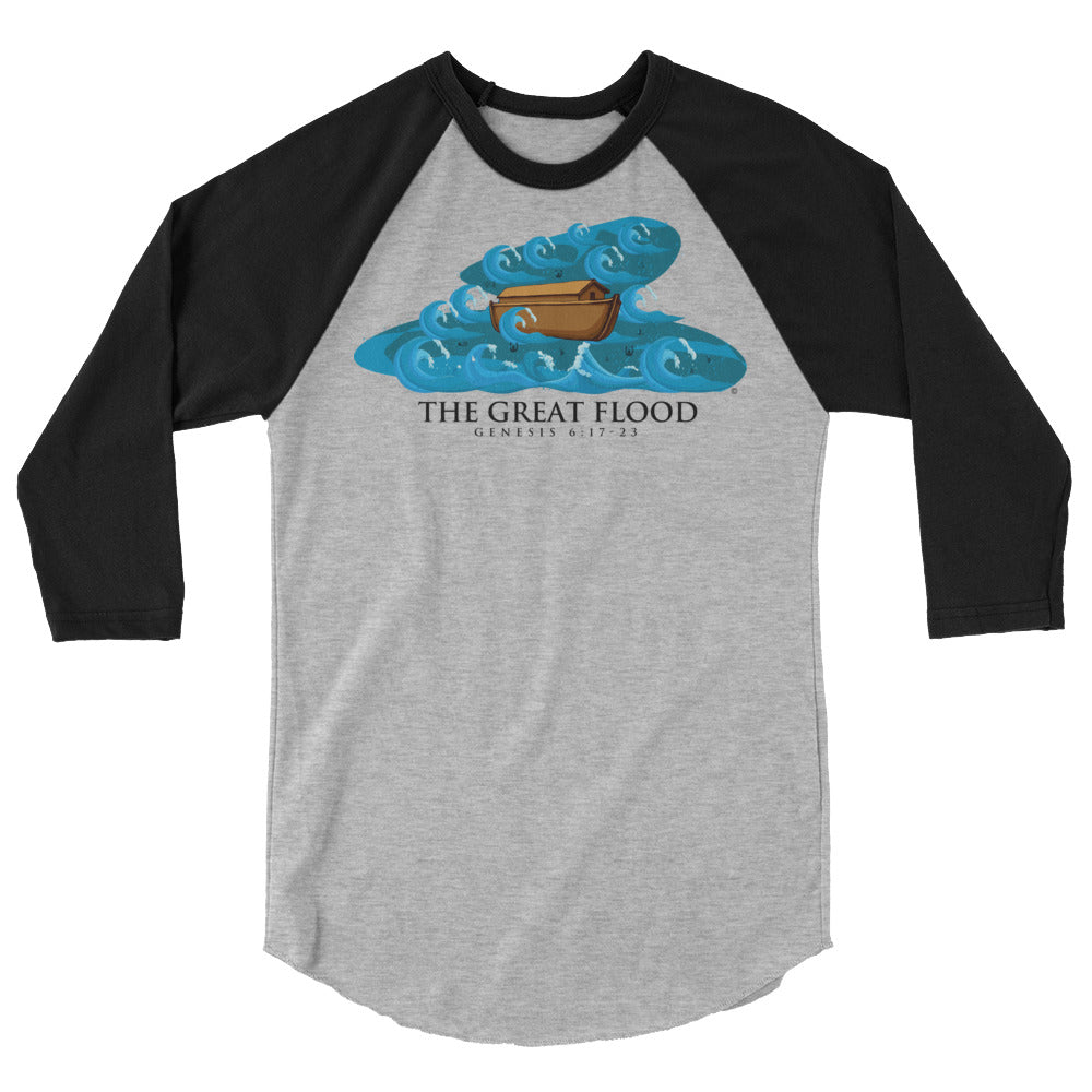 The Great Flood Men's 3/4 Sleeve Raglan Shirt