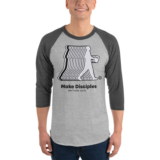 Make Disciples 3/4 Sleeve Raglan Shirt