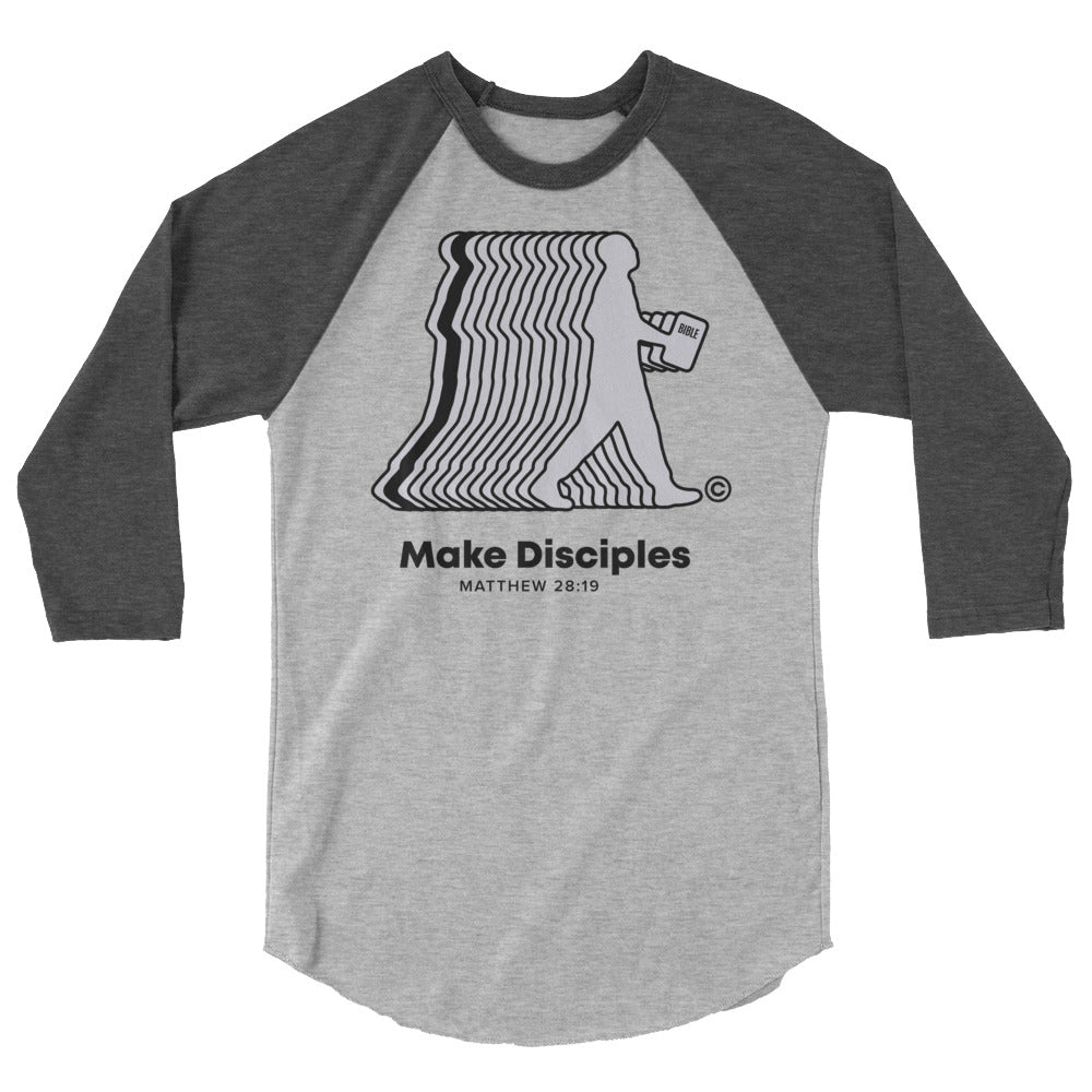 Make Disciples 3/4 Sleeve Raglan Shirt