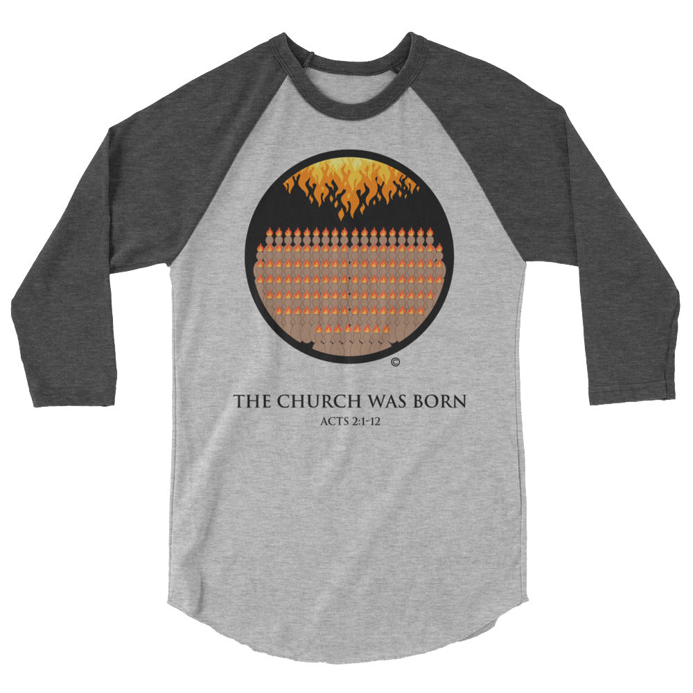 The Church Men's 3/4 Sleeve Raglan Shirt
