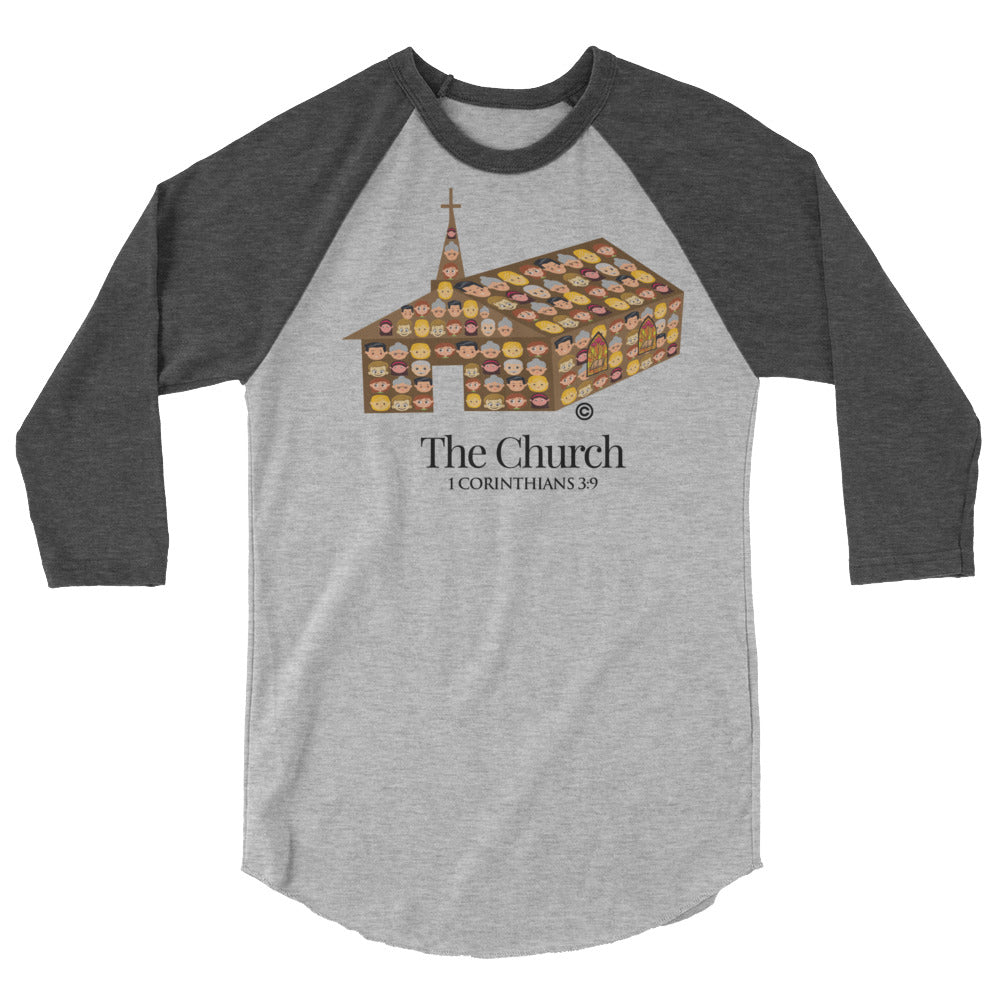 The Church Men's 3/4 Sleeve Raglan Shirt