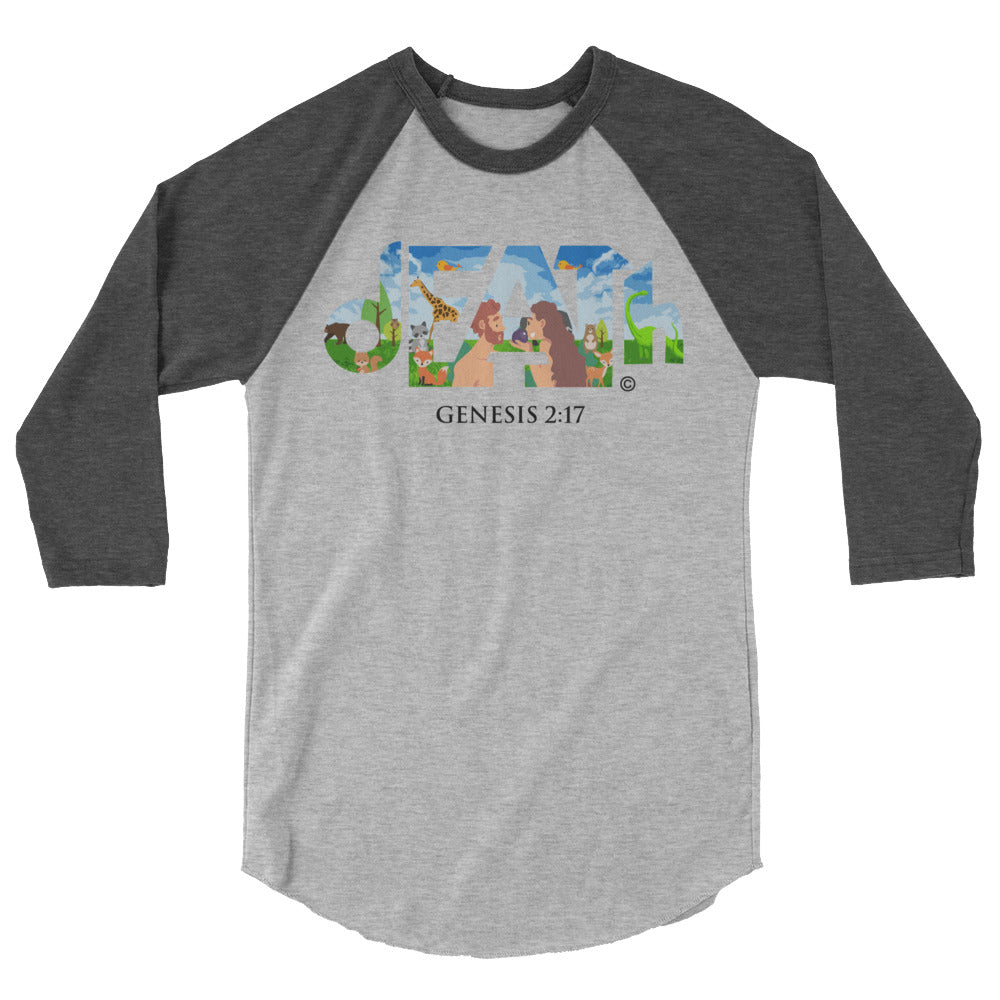 Death Men's 3/4 Sleeve Raglan Shirt