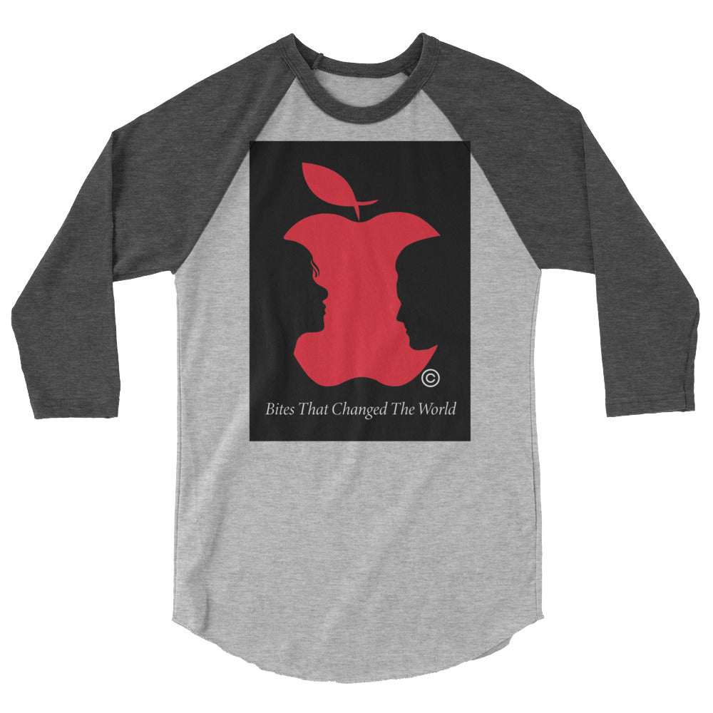 Bites Men's 3/4 Sleeve Raglan Shirt
