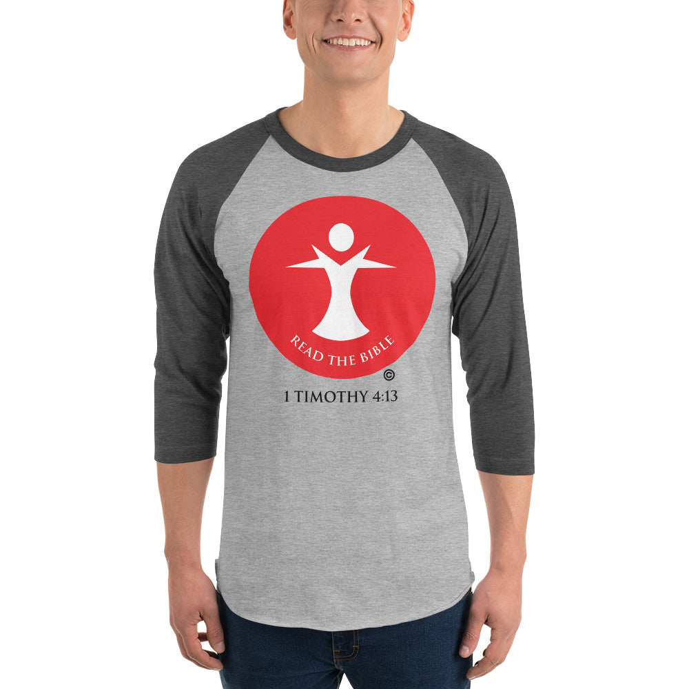 Read the Bible 3/4 Sleeve Raglan Shirt