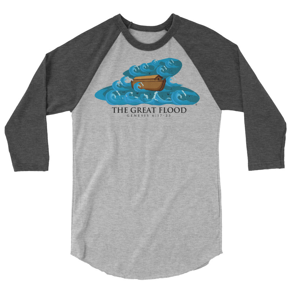 The Great Flood Men's 3/4 Sleeve Raglan Shirt