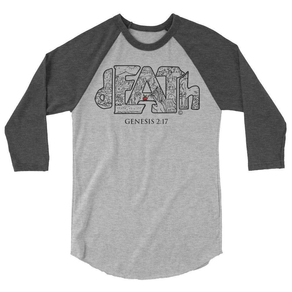 Death Men's 3/4 Sleeve Raglan Shirt