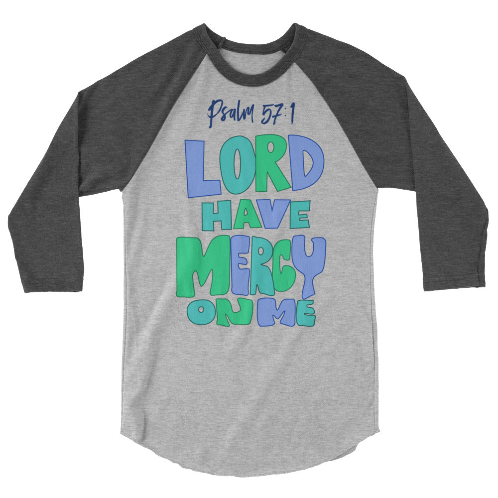 Lord Have Mercy Men's 3/4 Sleeve Raglan Shirt