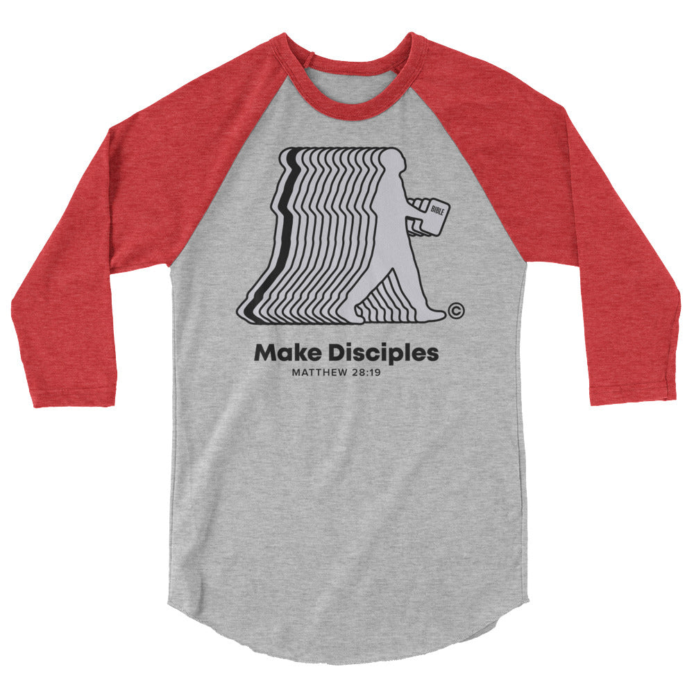 Make Disciples 3/4 Sleeve Raglan Shirt