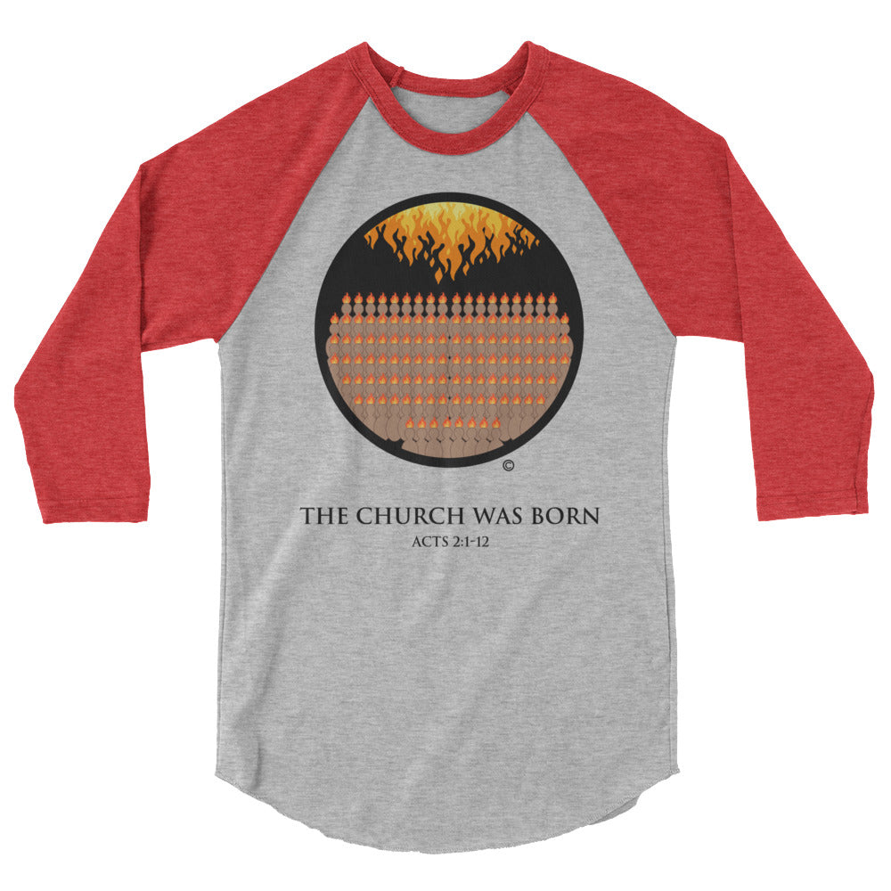 The Church Men's 3/4 Sleeve Raglan Shirt