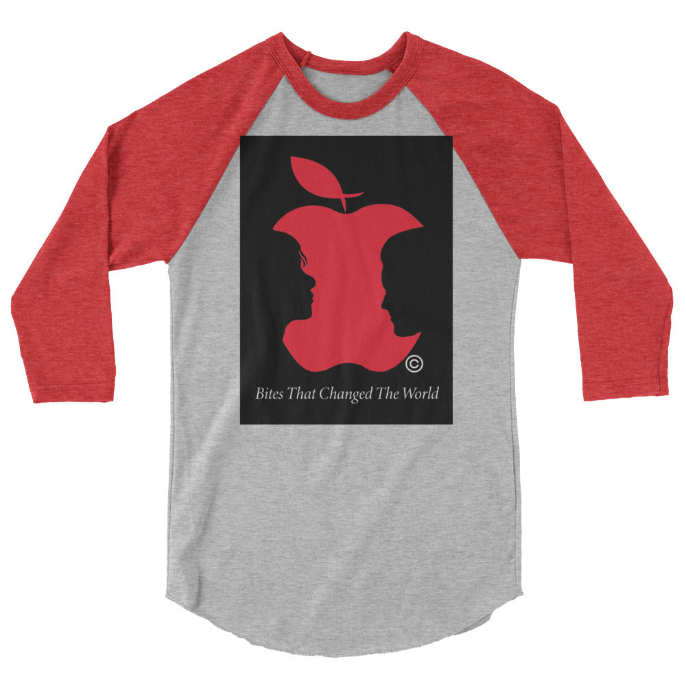 Bites Men's 3/4 Sleeve Raglan Shirt